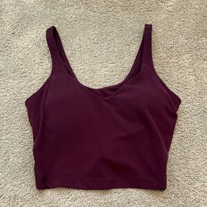 Lululemon Align Tank in Red Merlot (with padding)